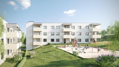 ERSTBEZUG - Neubauwohnung mit Balkon, Lift und Tiefgaragenabstellplatz - Barrierefreies Wohnen in Haslach
