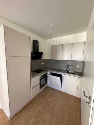 Exklusive 2-Zimmer-Neubauwohnung mit Einbauküche, Balkon & Fußbodenheizung im Zweitbezug