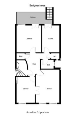 möblierte 3 Zimmer Altbau Wohnung in Hohenfelde, befristet