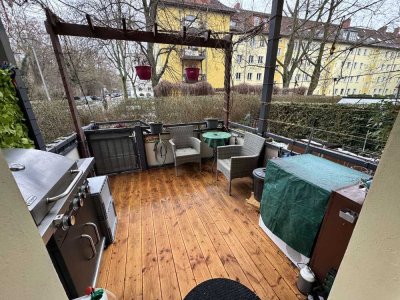 Prenzlauer Berg vermietete 2-Zimmer-Whg mit Terrasse & Garten. solide Kapitalanlage