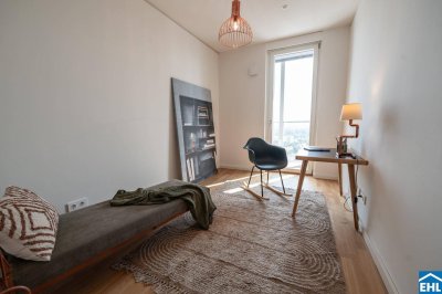 Großzügige 4-Zi.-Wohnung mit Loggia &amp; Rooftop Fitness