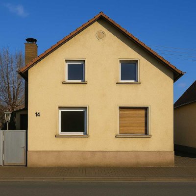 Freistehendes Einfamilienhaus in Frankfurt-Nied mit kleinem geschütztem Garten �
