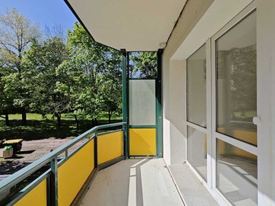3 Zimmer im 1.OG mit Balkon, direkt auf dem Campus!