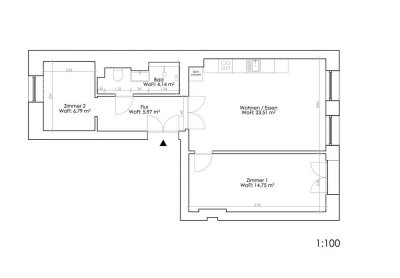 Altbaucharme trifft Rendite | 2-Zimmer Eigentumswohnung| Moabit | vermietet