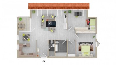Traumhafte und moderne 3,5-Zi.-Whg. mit EBK, Balkon, TG, Burgblick, neuem Boden, uvm.