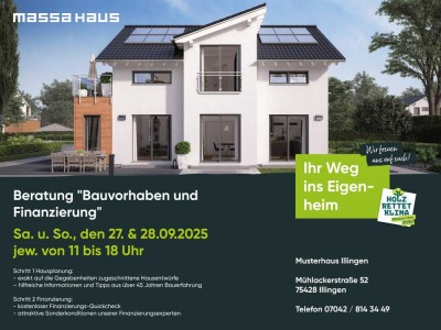 ! Beratung & Finanzierung für Ihr Traumhaus - am 27. & 28.9.25 in Illingen !