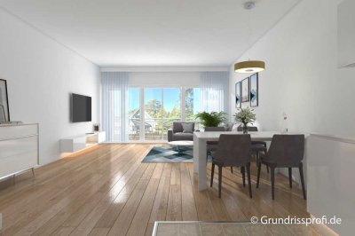 *** NEU - Elbvororte HH - Hochwertige 2-Zimmer-Neubauwohnung Aufstockung eines Bestandsgebäudes ***