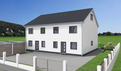Grundstückspreis (anteilig) + 1 Haushälfte inkl. / Grundriss variabel