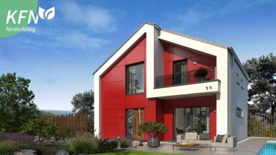 KFN förderfähig :: EINFAMILIENHAUS MIT MODERNEM DESIGNANSPRUCH