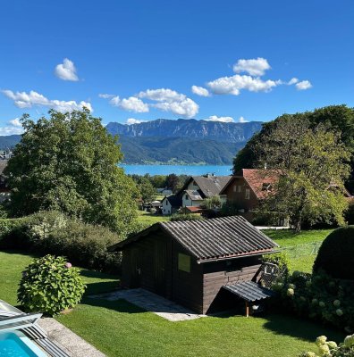 Attersee Anwesen mit See- und Bergblick