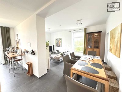 B&B Immobilien: Stilvolle 3-Zimmer-Altbauwohnung mit Terrasse und zwei Gartenflächen in Trier-Feyen