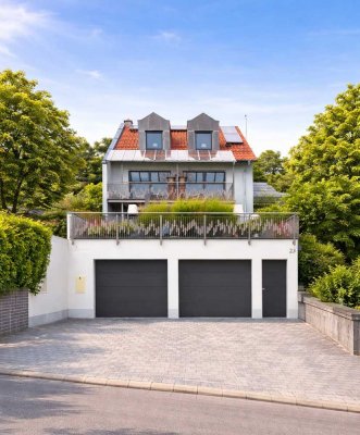 Architektenhaus in exklusiver Berglage von Landshut – Panoramablick & hochwertiger Ausstattung!