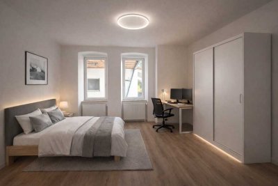 schöne großzügige 4-Zi-EG-Wohnung, ein Zimmer Wohnküche, neu renoviert, Gartenmitbenutzung in Erfurt