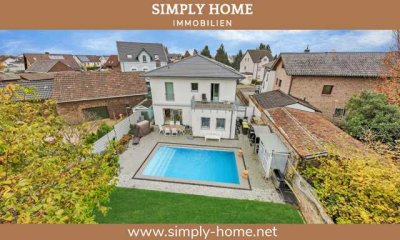 Luxuriöses Familienrefugium – modernes Doppelhaus mit Pool und großzügigen Außenbereichen