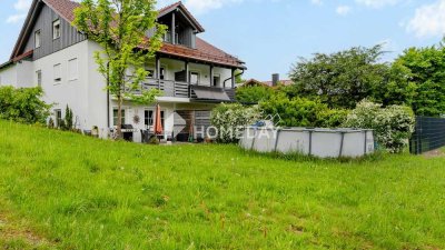 Attraktive DG-Wohnung mit Loggia, Gartenanteil und Carport – idyllisch gelegen in Passau-Heining