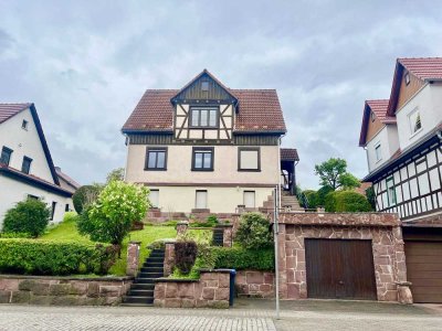 gepflegtes und großzügiges Wohnhaus mit Garten im Herzen von Steinbach-Hallenberg zu verkaufen