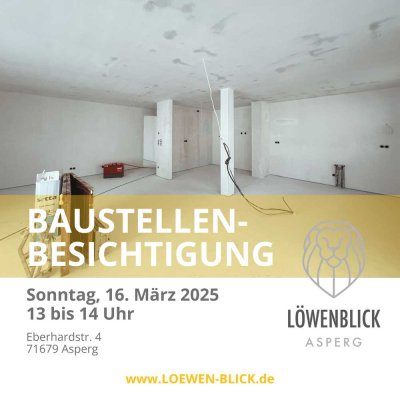 Ruhige und moderne 3-Maisonette-Neubauwohnung mit sonniger Dachaterrasse  im Herzen von Asperg!
