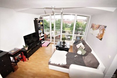 Großzügige, zentrale und helle 2-Zimmer-Maisonette-Wohnung