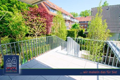 Balkon, Terrasse und Stadtgarten in begehrter Lage