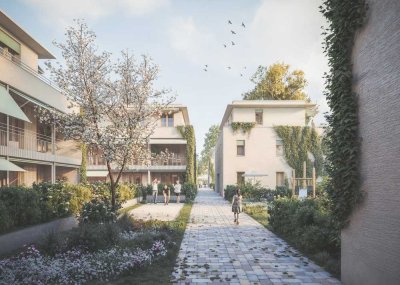 AKTION!!! quartier brunner – Wo die Stadt Luft holt. Haar bei München. Holzmassivbauweise EH40 + QNG