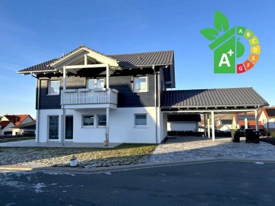 Modernes Wohnen: Exklusives und klimafreundliches Einfamilienhaus in Michelau im Steigerwald