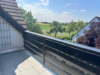 Schöne 3 ZKB-Wohnung mit 2 Sonnenbalkonen und Garage in Feldrandlage von MZ-Hechtsheim