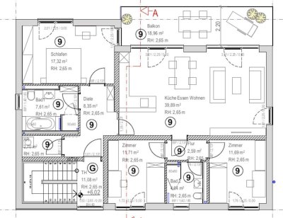 Wohneinheit 9 / 4-Raum Wohnung zu verkaufen