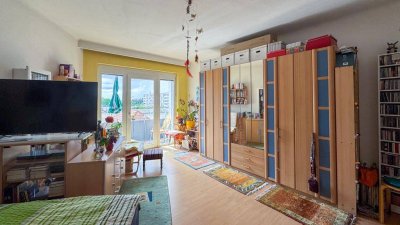 Charmante 3-Zimmer-Wohnung mit zwei Balkonen und Gemeinschaftsgarten – WG-tauglich!