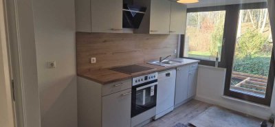 Gehobene 3-Zimmer Wohnung mit Dachterrasse u. Garten im idyllischen Hamfelde