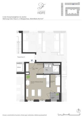 Tolle 1,5 Zimmer Wohnung mit Loggia in attraktivem Neubauprojekt (Zweitbezug) ! WBS - erforderlich !