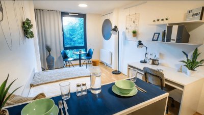 THE FIZZ Brigittenau: Large Apartment (Top View) – Vertragsübernahme + Möbel-Bonus