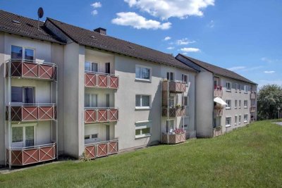 Schöme 3-Zimmer-Wohnung im Erdgeschoß mit Balkon in Lüdenscheid Buckesfeld!