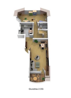 Helle 3-Zimmer Wohnung in Leverkusen-Lützenkirchen