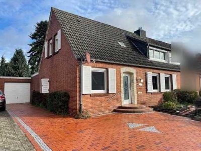 Einladende Doppelhaushälfte mit Garten in zentrumsnaher Stadtlage von Papenburg