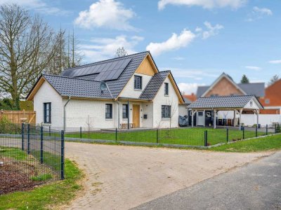 Nachhaltiges Wohnen im Grünen: Neuwertiges Einfamilienhaus nach KfW 40 plus Standard in Sörhausen