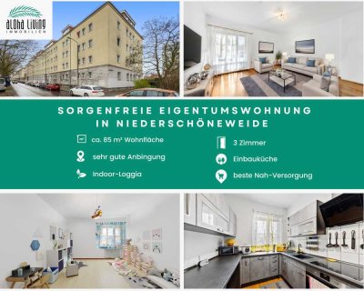Rundum-Sorglos-Paket: charmante Eigentumswohnung mit drei Zimmern in Berlin-Schöneweide