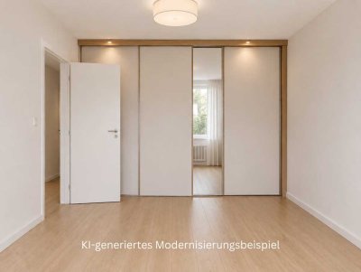 ERST RENOVIEREN, DANN PROFITIEREN - 2-Zimmerwohnung in Bornheim mit SP und Loggia