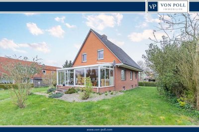 Geräumiges Einfamilienhaus mit Wintergarten & Garagen in Feldrandlage zwischen Ratekau & Travemünde