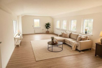 Erstbezug nach Sanierung - 4,5-Zimmer-Wohnung mit Balkon, Gartenanteil, 2 Stellplätzen