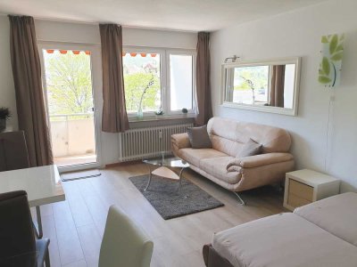 ++Bad Ditzenbach exkl. möbl. helles Appartment m. wunderb. Ausblick