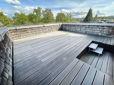4 Zimmerwohnung - große Dachterrasse im  I.OG in Schlierbach -