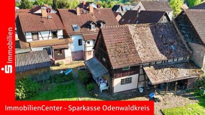 Mit dem Charme eines Bauernhofes, 2 Häuser+Scheune und ein traumhaftes Grundstück in Feldrandlage