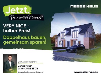 zusammen bauen, zusammen sparen (Doppelhaus vom Marktführer)