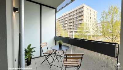 Wohnen in der Green Eastside Donaustadt I moderner Neubau (2020) mit sonniger Loggia &amp; Garage I Nahe U1