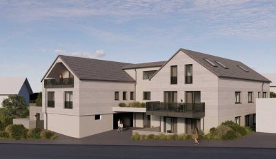 Obernau, Neubau, 2 Zi.-Whg., 81 m2 mit gehobener Innenausstattung mit Loggia