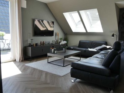Exklusive Neubauwohnung mit Dachterasse, Solarthermie und zusätzlichem Bauland in ruhiger Lage.