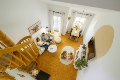 Wohnen auf Zeit! Exklusive 2-Raum-Maisonette-Wohnung mit gehobener Innenausstattung