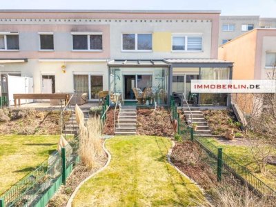 IMMOBERLIN.DE - Hausähnliche Wohnung mit Wintergarten, kleinem Westgarten