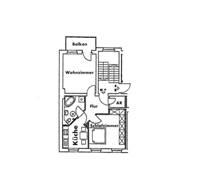 sonnige 2-Raum-Wohnung in Magdeburg Alte Neustadt zu vermieten