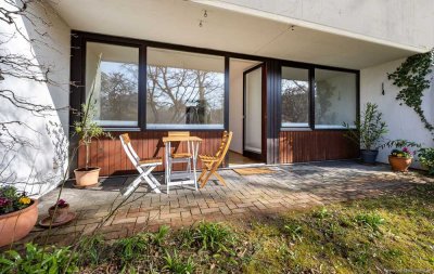 Ruhig und im Grünen Wohnen in Laim: Lichtdurchflutete 3-Zimmer-Wohnung im EG mit Terrasse & TG!